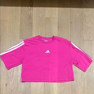 Adidas Bright Pink Short Sleeve Tee